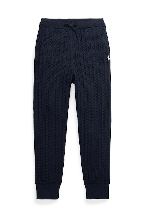 Polo Ralph Lauren spodnie dresowe dziecięce kolor granatowy gładkie 313950776001