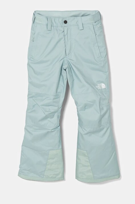 The North Face pantaloni pentru sporturi de iarna pentru copii FREEDOM INSULATED PANT culoarea turcoaz, NF0A88UH1OC1