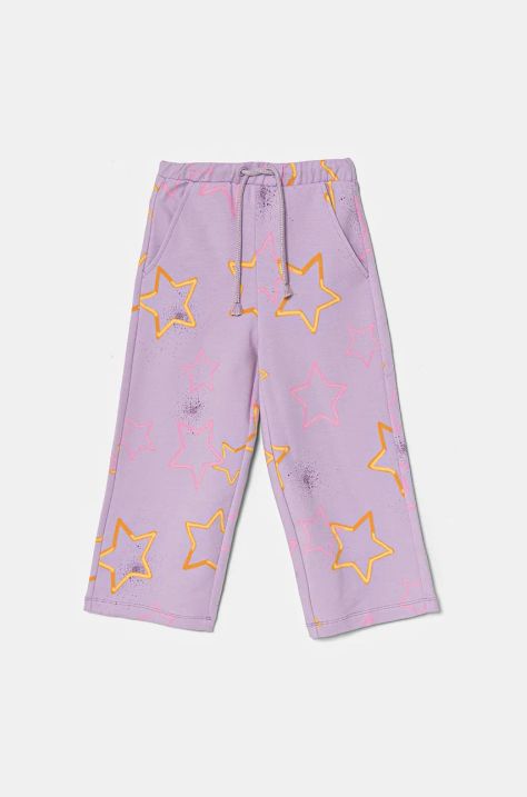 United Colors of Benetton pantaloni tuta bambino/a colore violetto 39T6GF040