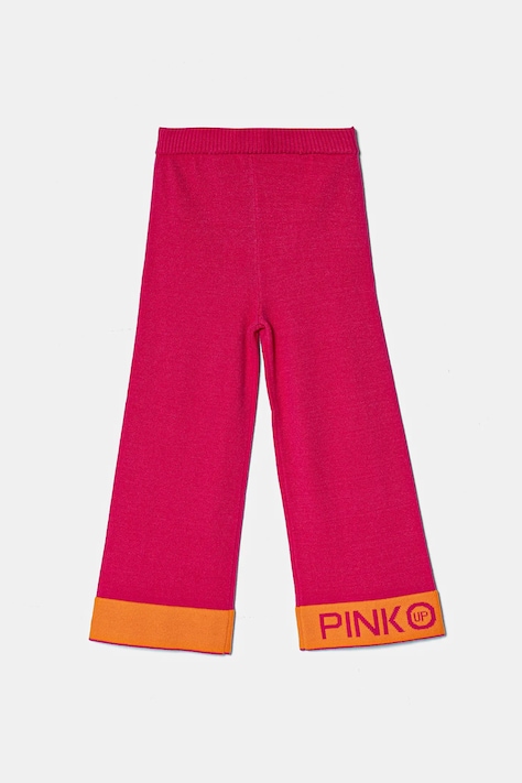 Детские брюки Pinko Up цвет розовый с узором F4PIBGPA129