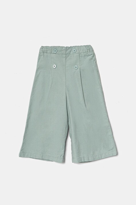 Otroške hlače United Colors of Benetton zelena barva, 4O5GGF025