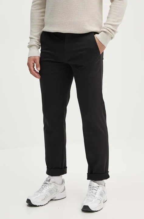 Calvin Klein nadrág férfi, fekete, egyenes, K10K113692