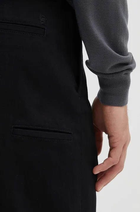 BOSS spodnie męskie kolor czarny dopasowane 50519117