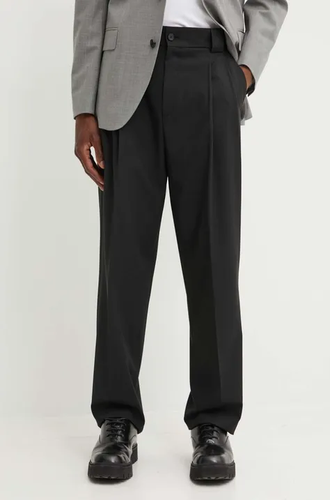 HUGO spodnie męskie kolor czarny proste 50519672