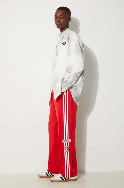 Спортивные штаны adidas Originals цвет красный с аппликацией IY9924