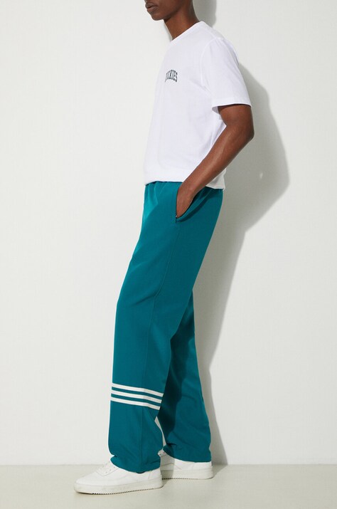 Спортивные штаны adidas Originals Neuclassics цвет бирюзовый с аппликацией JF9160