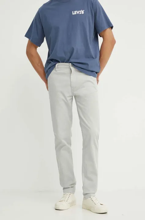 Панталон Levi's в сиво с кройка тип чино 17196
