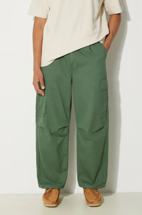Carhartt WIP trousers Cole Cargo Pant men's green color I031218.29NGD