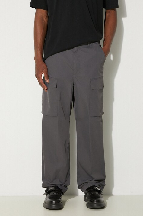 Carhartt WIP pantaloni Balto Pant barbati, culoarea gri, cu fason cargo, I033616.87XX