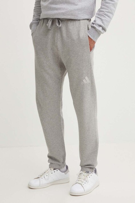 Bavlněné tepláky adidas ALL SZN šedá barva, IY6558