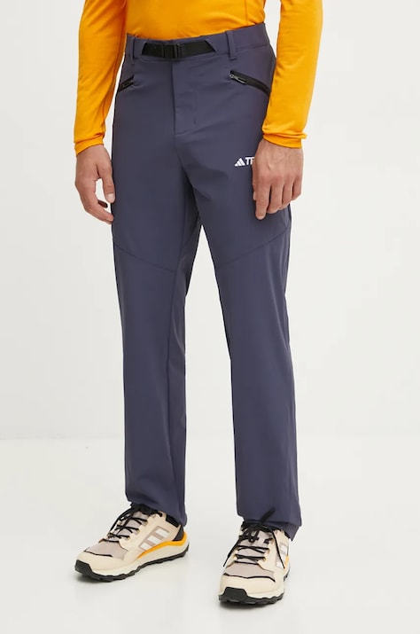 Штани outdoor adidas TERREX Xperior колір фіолетовий IW6403