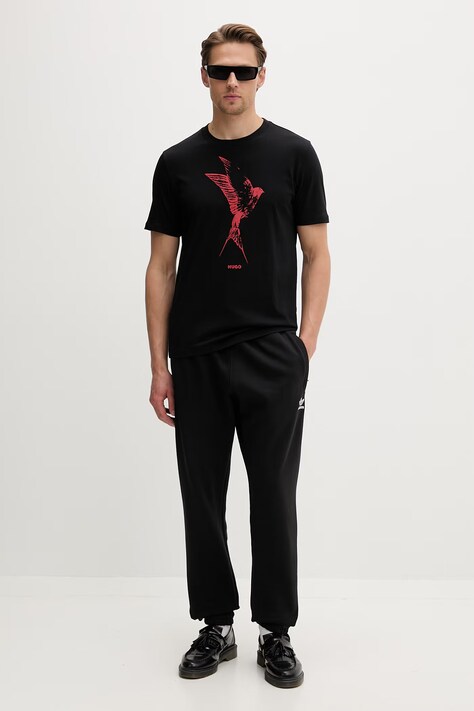 adidas Originals спортивні штани чоловічі з бавовною Essential — AW24-SPM08U, чорний — фото 2