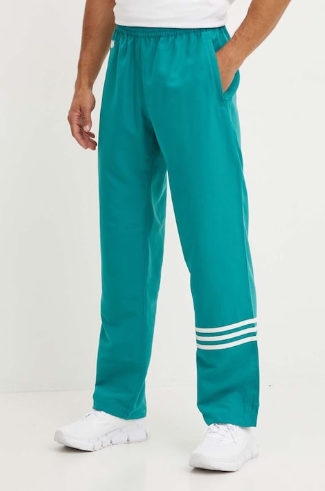 adidas Originals pantaloni de trening culoarea turcoaz, cu imprimeu, JF9159