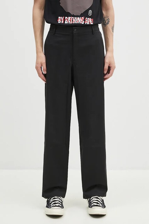 New Balance pantaloni Athletics Standard Pant 30" uomo colore nero MP43560BK