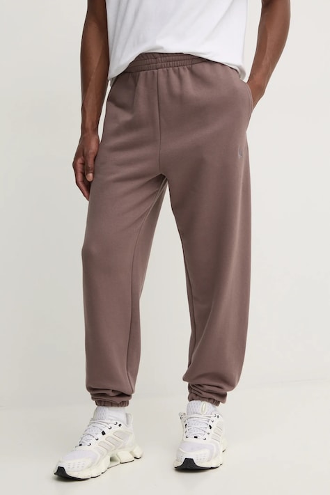 Tepláky Karl Kani hnědá barva, hladké, 60070002