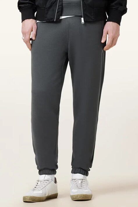 AllSaints spodnie dresowe męskie bawełniane RAVEN SWEATPANT szare M031TA