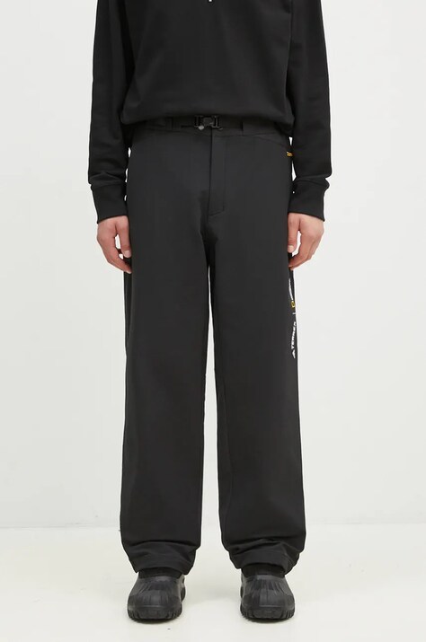 adidas pantaloni de trening National Geographic Pant culoarea negru, cu imprimeu, IX7923