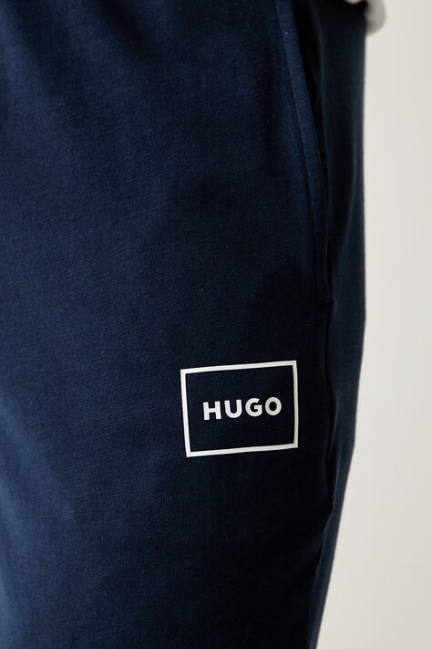 HUGO штани loungwear чоловічі бавовняні з еластаном Laze Pants CW — фото 4