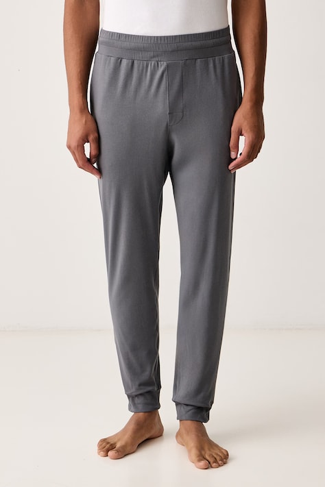 HUGO Pantaloni de loungewear pentru bărbați din bumbac cu elastan Laze Pants CW gri regular waist 50525246