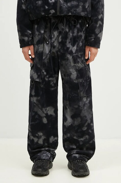 Παντελόνι Y-3 Nylon Pant χρώμα: μαύρο, JE9285