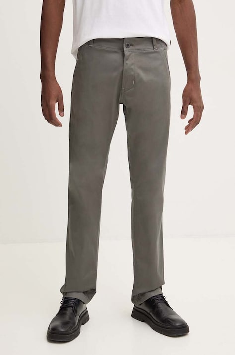 G-Star pantaloni bărbați, culoarea gri, drept, D25547-5126
