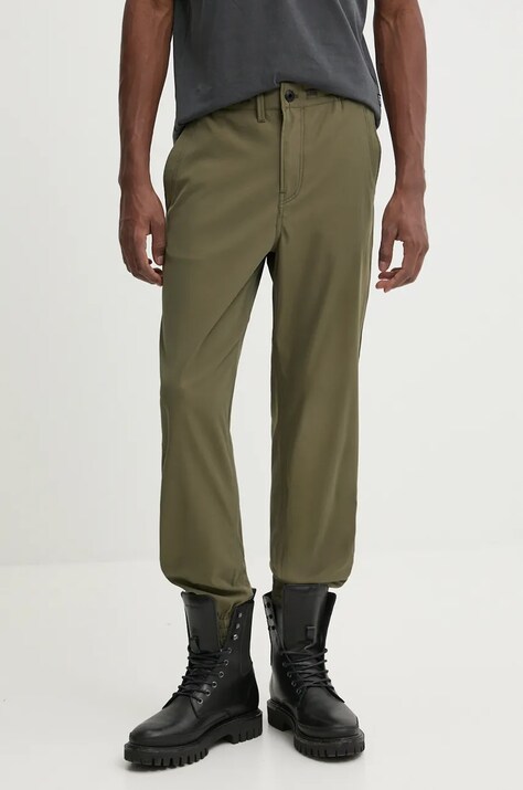 G-Star pantaloni de trening culoarea verde, uni, D25172-D517