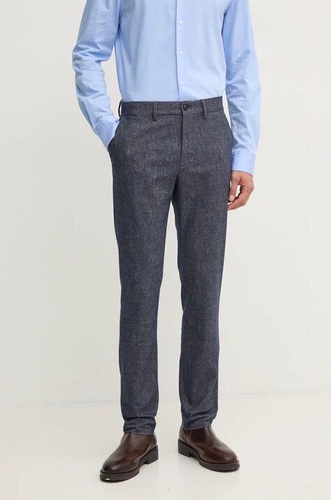 Tommy Hilfiger pantaloni uomo colore blu navy MW0MW36735