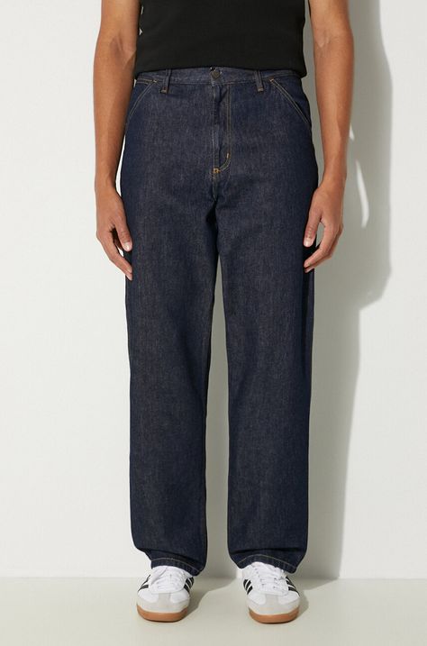 Carhartt WIP jeansi Single Knee Pant barbati I032024.0102