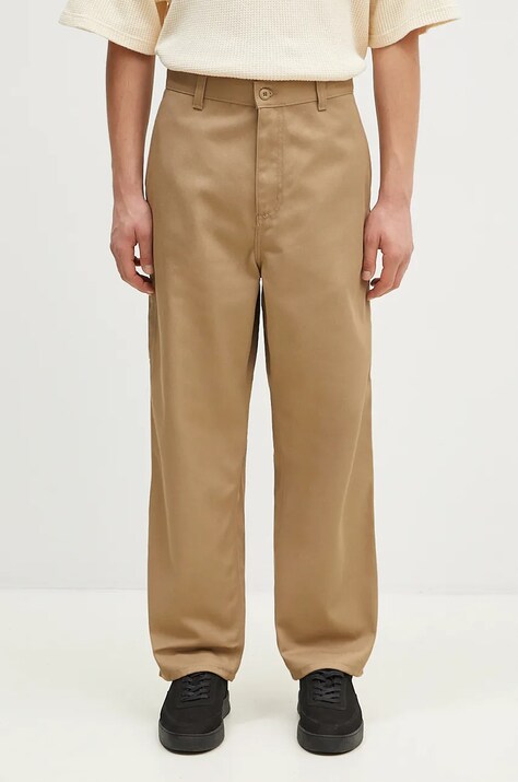 Carhartt WIP trousers Midland Single Knee Pant men's green color I033753.8Y01