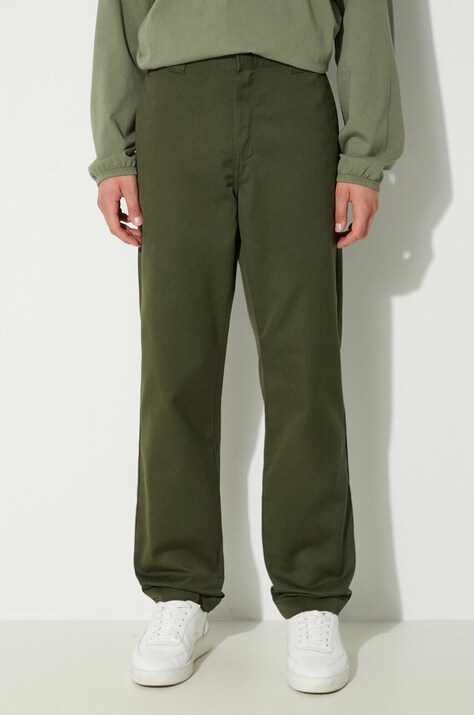 Штани Carhartt WIP Master Pant чоловічі колір зелений прямі I034233.66602