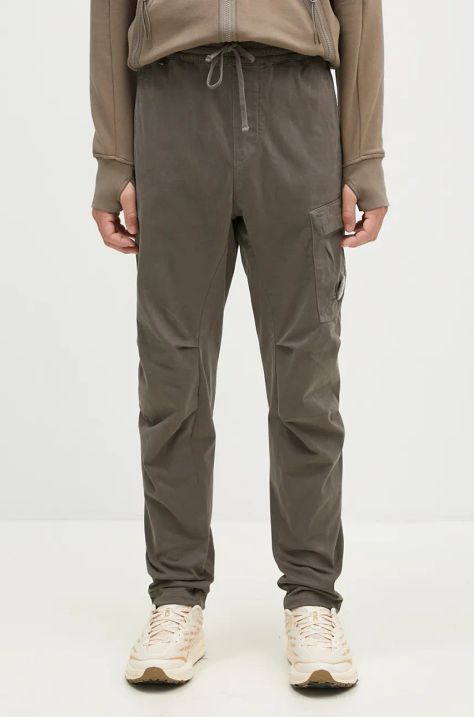 Панталон C.P. Company Stretch Sateen Ergonomic Lens Single Cargo Pants в зелено 17CMPA180A005529G