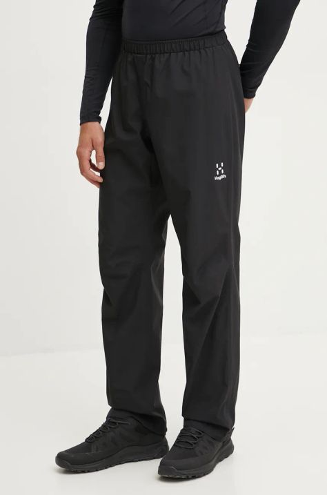 Haglöfs pantaloni de exterior Buteo culoarea negru, 604727