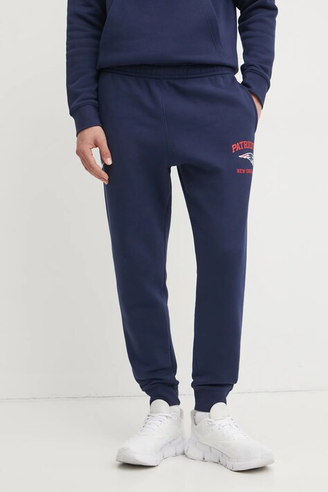 Tepláky Nike New England Patriots tmavomodrá barva, s potiskem, 00SU-069K-8K-LDK