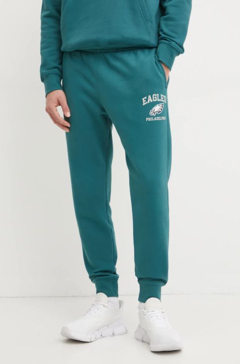 Nike spodnie dresowe Philadelphia Eagles kolor zielony z nadrukiem 00SU-141N-86-LDK