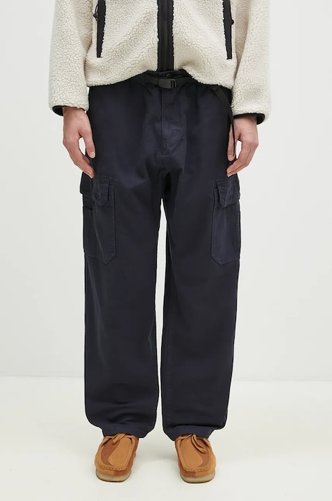 Bavlnené nohavice Gramicci Summit Cargo Pant tmavomodrá farba, strih cargo, G4FM.P008