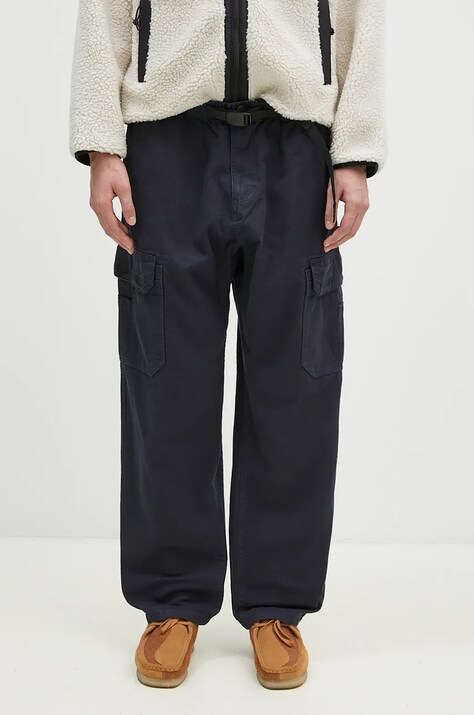 Бавовняні штани Gramicci Summit Cargo Pant колір синій фасон cargo G4FM.P008