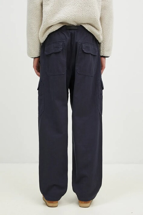 Gramicci spodnie bawełniane Summit Cargo Pant kolor granatowy w fasonie cargo G4FM.P008
