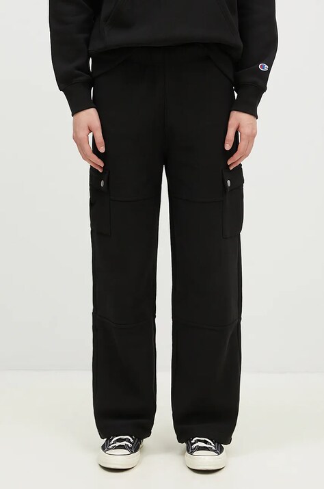 Donji dio trenirke Champion Cargo Pants boja: crna, bez uzorka, 220710