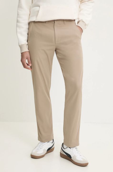 Abercrombie & Fitch pantaloni uomo colore beige KI130-4097