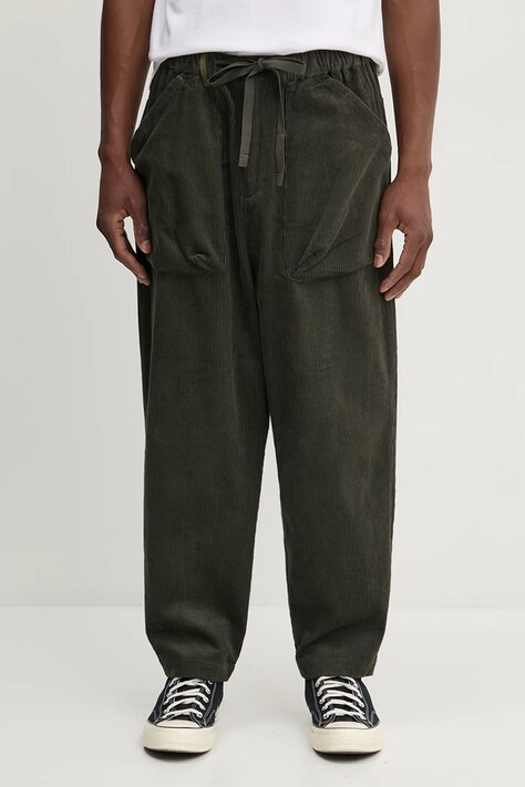 Manastash corduroy trousers 8W Cocoon green color 7924210013
