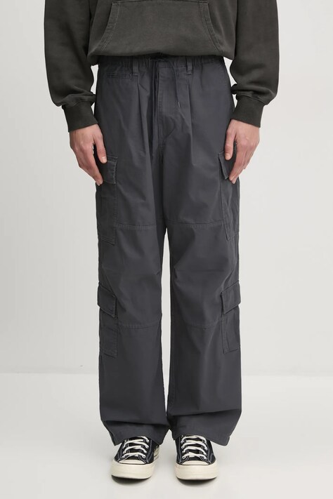 Бавовняні штани thisisneverthat BDU Pant колір сірий фасон cargo TN243WPARP02