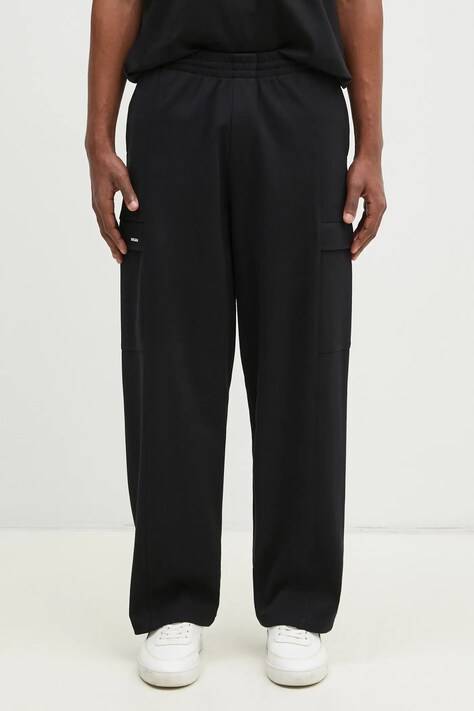 Спортен панталон Pangaia в черно с изчистен дизайн 10002239