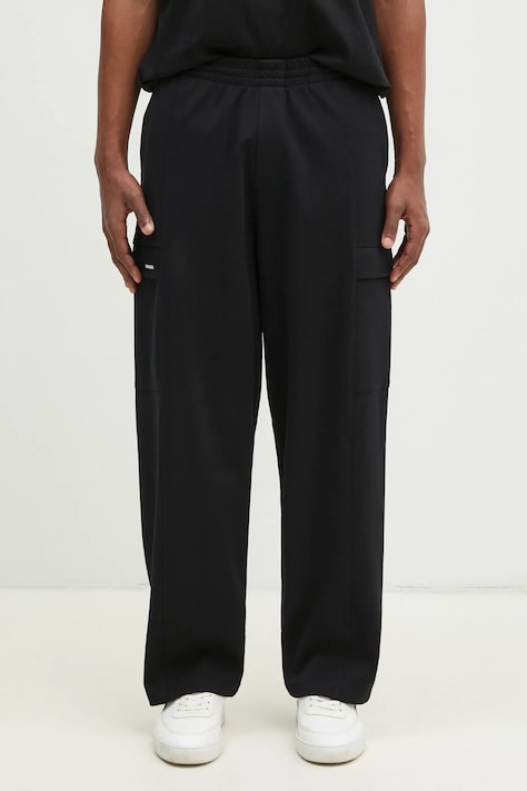 Tepláky Pangaia čierna farba, jednofarebné, 10002239