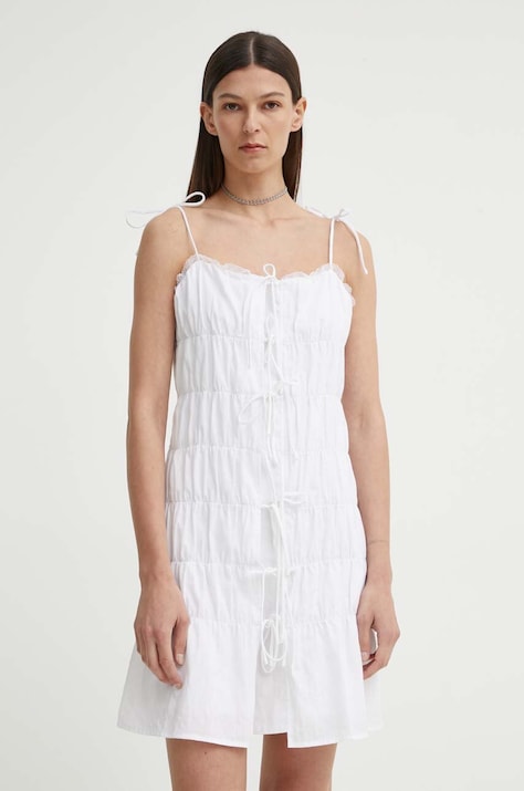 Хлопковое платье Résumé BernadetteRS Short Dress цвет белый mini прямое 121691175