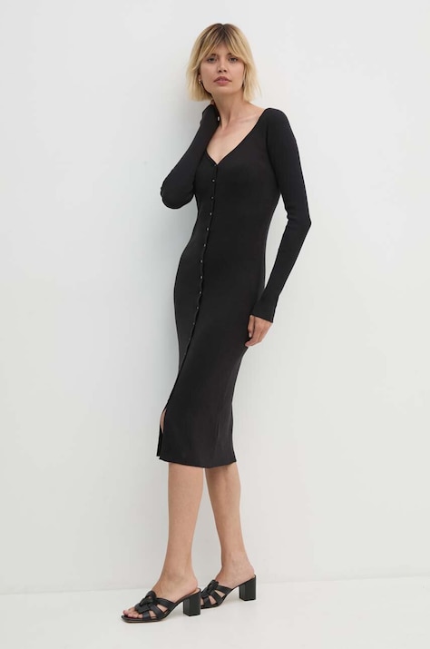Платье Calvin Klein Jeans цвет чёрный mini облегающее J20J223527