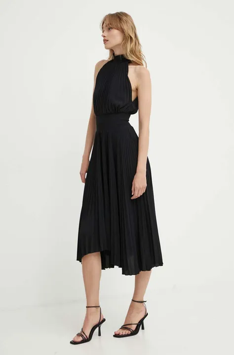 Φόρεμα Theory Renzo χρώμα: μαύρο, 6CDRS00665