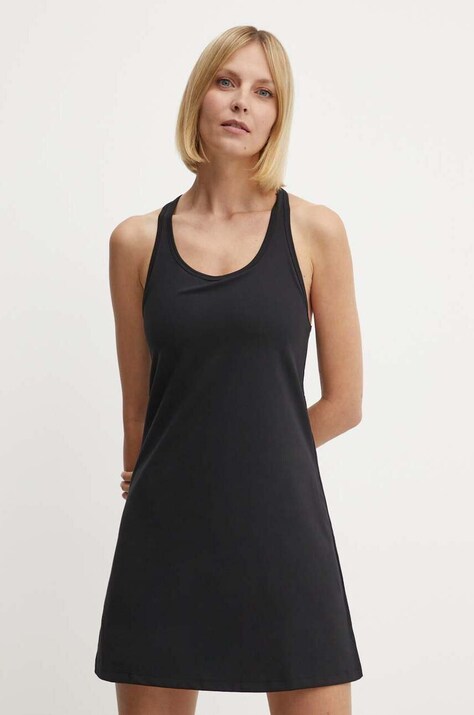 Dkny rochie culoarea negru, mini, evazată, DP4D4847