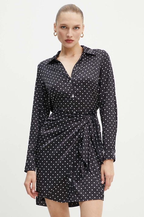 Guess rochie ALYA culoarea negru, mini, evazată, W4YK35 WF1T2