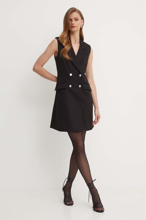 Guess rochie DONATELLA culoarea negru, mini, dreaptă, W4YK25 KBJP2
