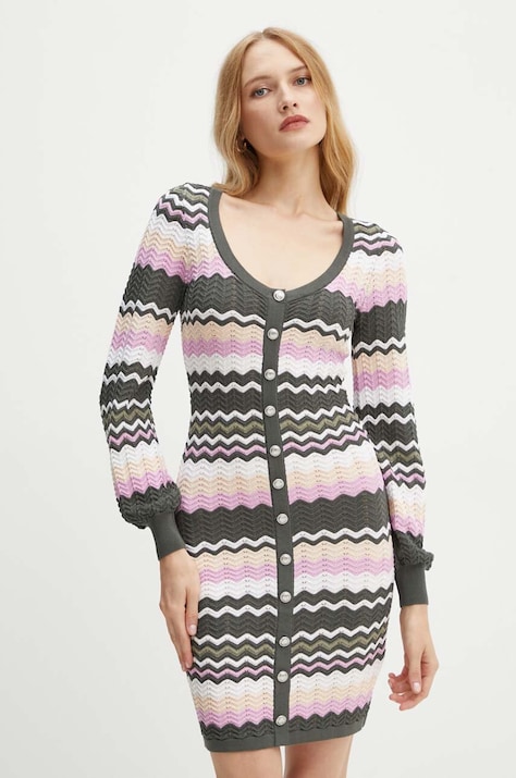 Сукня Guess VIRGINIA mini облягаюча W4YK90 Z3GC0